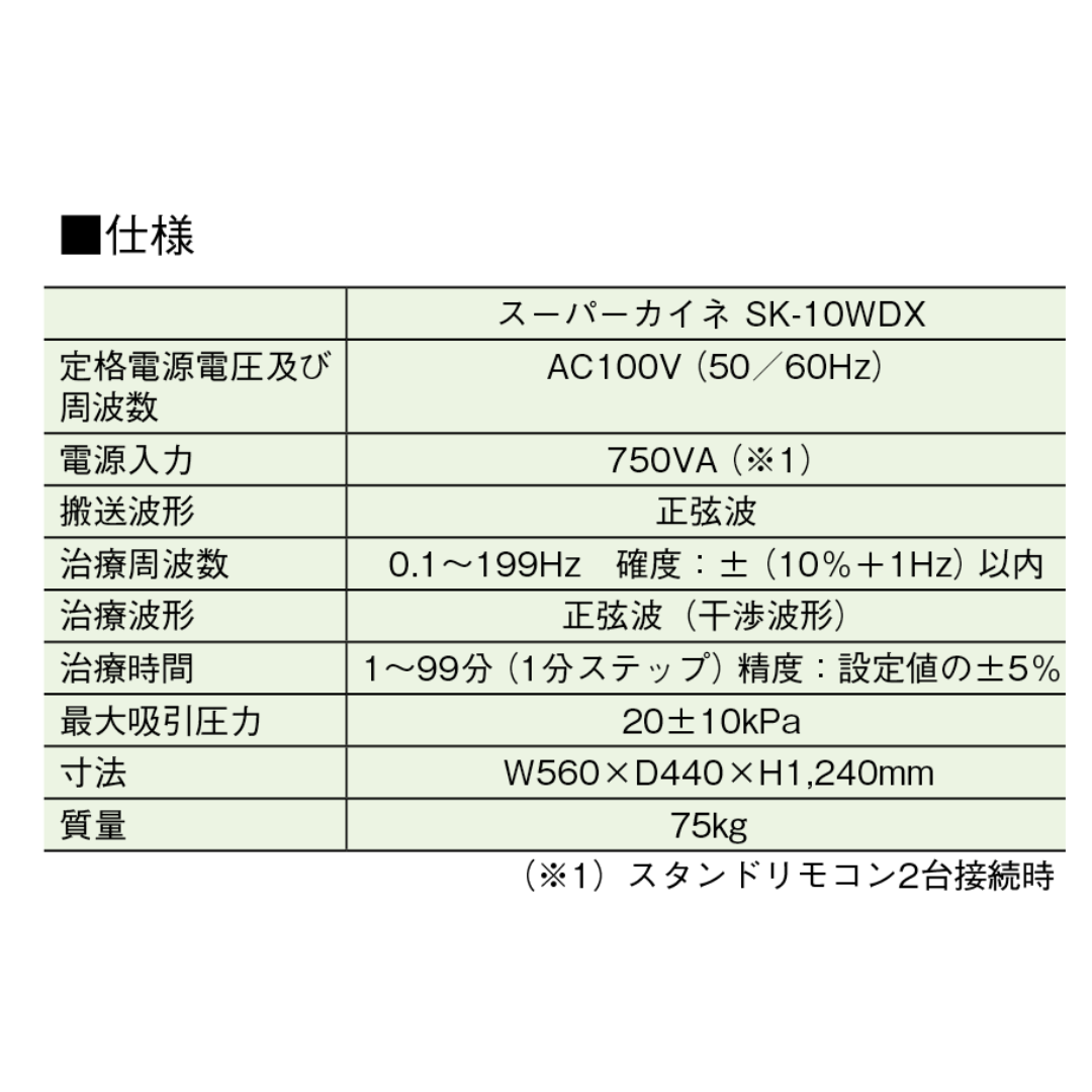 スーパーカイネ SK-10WDX